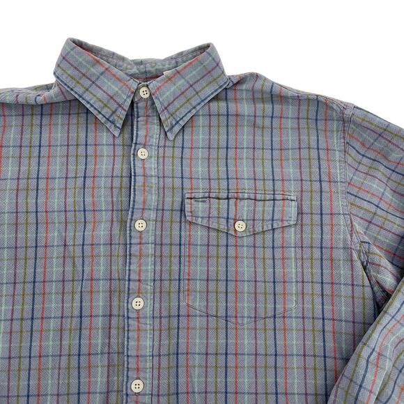 L.L. Bean Vintage 100% Cotton Button Down Shirt Long Sleeve 80s Large Tall - Picture 5 of 9